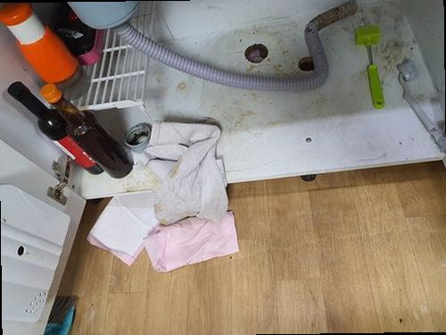 만안구 박달동 하수구막힘 배수구 주변의 물 고임과 배관 상태를 확인하는 현장